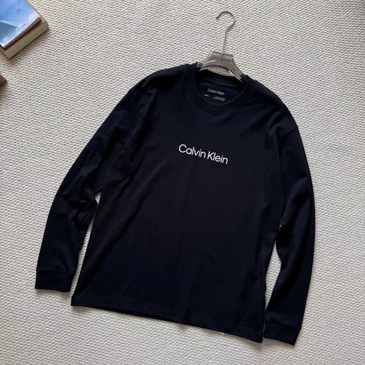 F0331129春秋长袖圆领上衣休闲印花简约时尚纯棉t恤 商品图14