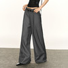 Ariseism 美式复古宽松阔腿西装休闲裤女2026夏季新款长裤子 商品缩略图1
