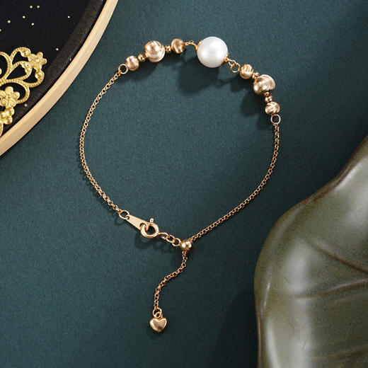 子佩集【珍爱同频】银S925珍珠惜王妃手链【YY7448】双色光珠2602 商品图0