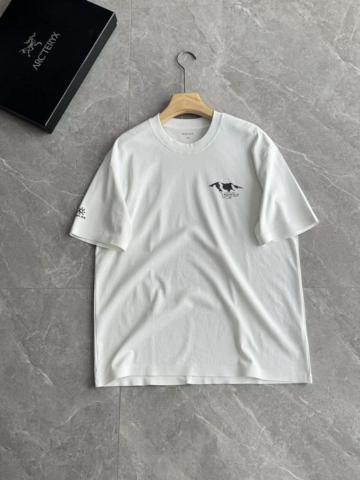 F0331108夏季新款时尚百搭亲肤压胶液氨无痕圆领短袖T恤 商品图10