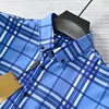 F033107春季新款柔软舒适吸汗桑蚕丝商务休闲格子长袖衬衫衬衣 商品缩略图9