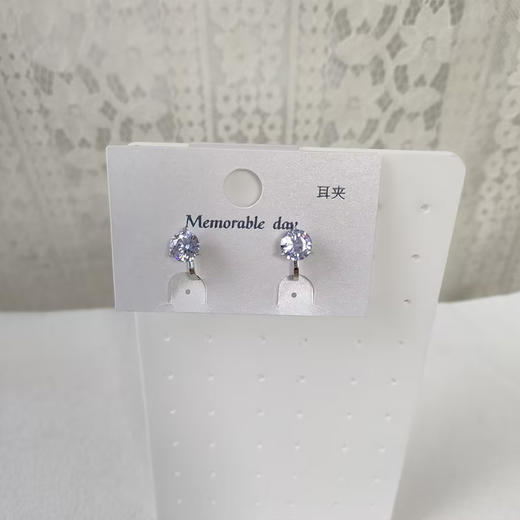 气质单钻耳夹-纪念日百货门店同款169895057 商品图3
