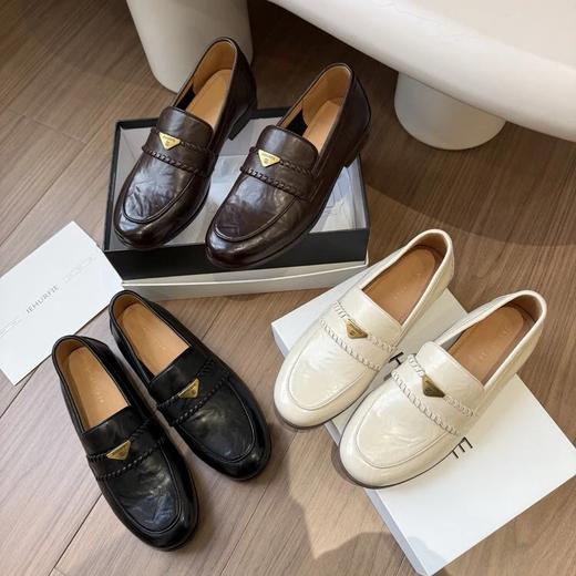 手抓牛皮！纪华菲手工编织乐福鞋  26Y03114- 商品图10