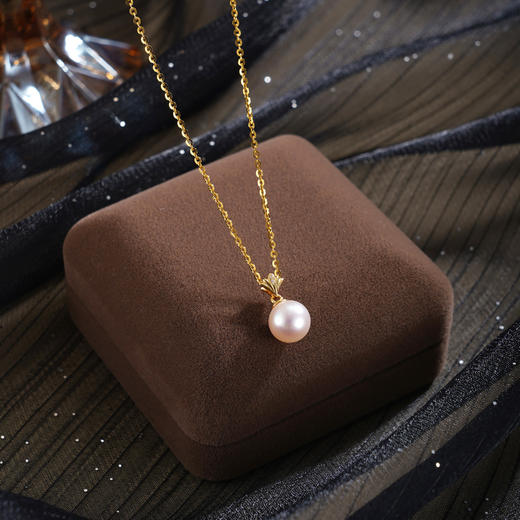 子佩集【悦己时光】银S925珍珠惜王妃套链项链【P3075】双色兰花草2602 商品图2