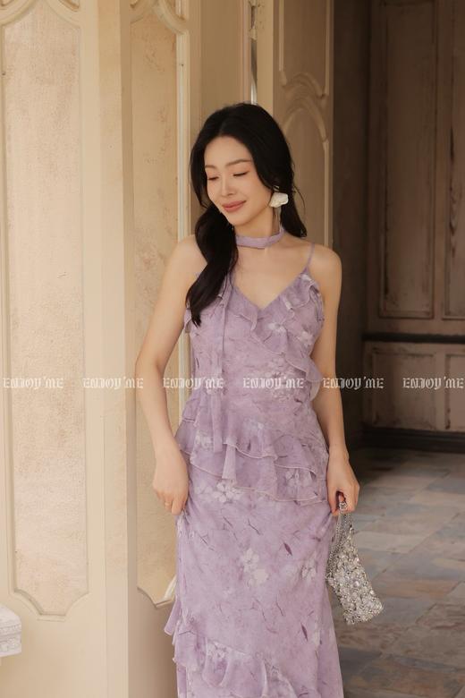 【门店同款】ENJOY夏季繁花照影荷叶边长裙 170497806 商品图5