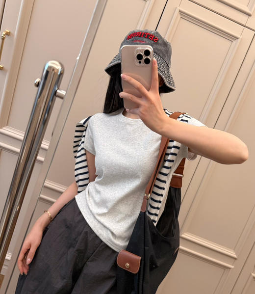 特价2件美式正肩短袖T恤 商品图7