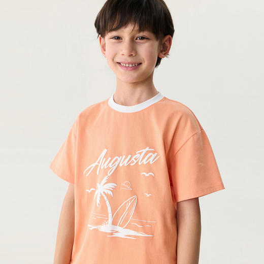 马克珍妮海滨度假男童凉感透气T2026年夏装新款560398 商品图2