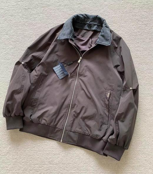 F033137春夏季新款男士舒适耐穿一衣两穿可拆卸翻领棒球领夹克外套 商品图3