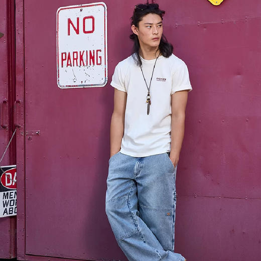 Dickies短袖t恤男美式复古简约字母印花圆领打底衫上衣男装 DK0A881U 商品图4