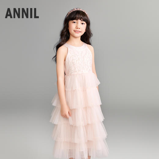 【实体店同款】女童礼裙夏季新款安奈儿童装AG623171 商品图1