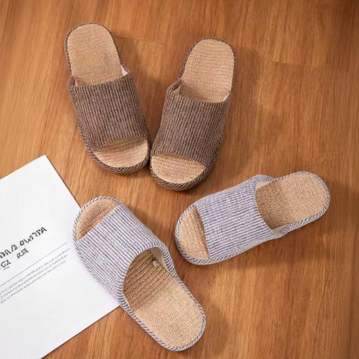 良尖棉麻拖鞋 120D人体工学内置鞋底  防滑耐磨 男女款 商品图2