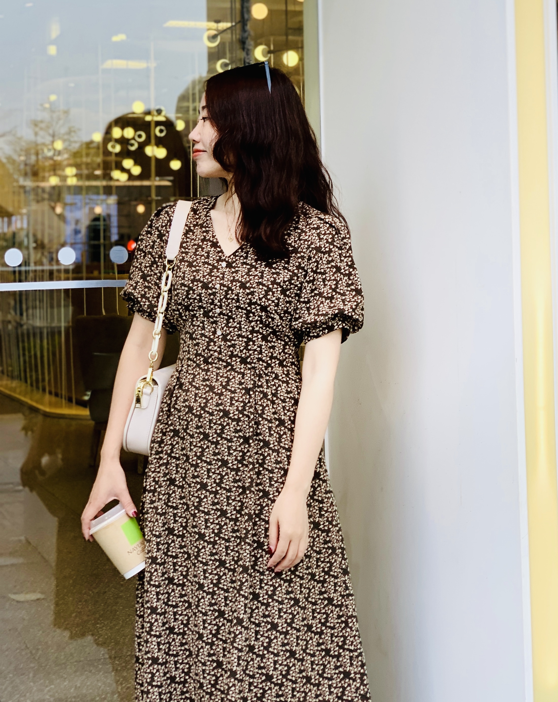 【百图lulu私服】【浪漫限定碎花裙】南法风 雪纺碎花连衣裙