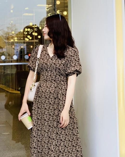 【百图lulu私服】【浪漫限定碎花裙】南法风 雪纺碎花连衣裙 商品图0