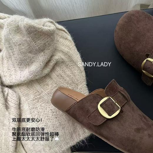 【慵懒感必备】sandy.lady高品7色厚底勃肯拖 商品图5