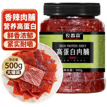 农香森 香辣靖江手撕肉脯500g肉食熟食即食网红小吃休闲办公解馋零食 /休闲食品 /肉类零食 /猪肉类 商品图5