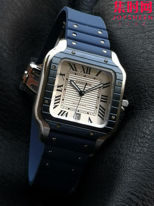 GF卡地亚山度士系列 山度士大号 间蓝方形男士腕表 绝对是绕不开的经典 表径39.8mm 商品图2