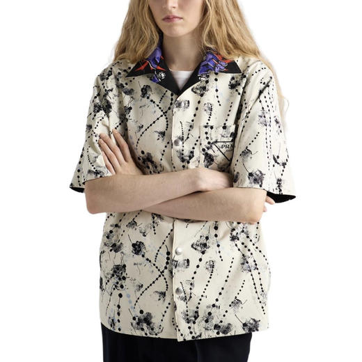 普拉达 26ss联名印花双面衬衫 男女同款 （DY） 商品图4