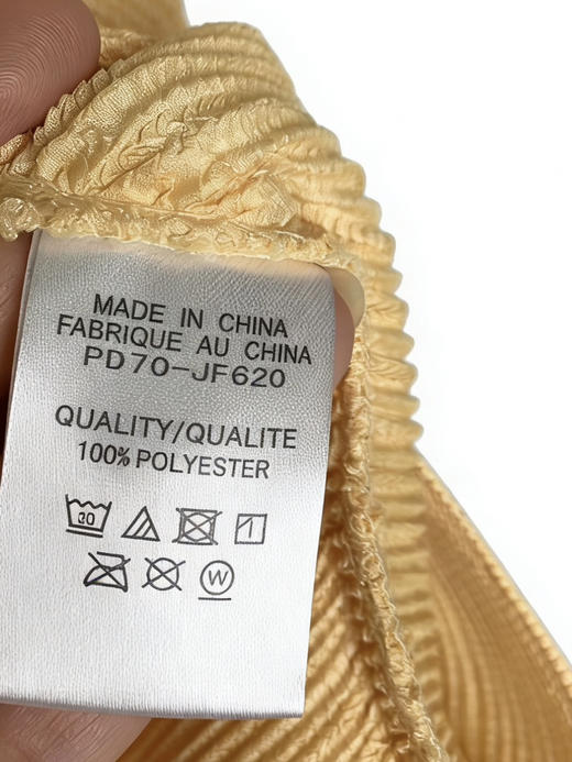 三宅蝙蝠袖褶皱上衣 黄色 蓝色 黑色 自己备注颜色 商品图7