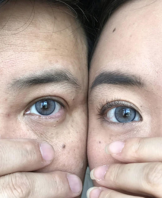 bennycat 月抛 栗栗松茸/椰椰蓝灰 无边框亚裔水光月抛【 14.5mm】 商品图1