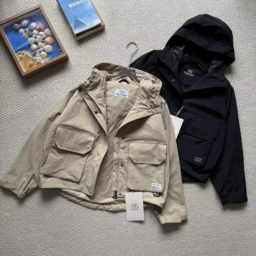 F0331121户外休闲衣女士露营短款宽松夹克运动外套 商品图3