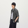 森马短袖衬衫男夏季纯棉格纹泡泡肌理上衣2026新款经典百搭衬衣 商品缩略图2