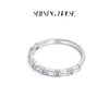 ShiningHouse[培育] 18k金钻石戒指 排钻戒指人工真钻人造钻石K金戒指设计感简约钻石戒指悦己送礼臻选【此商品不支持7天无理由退货退款】预计3日发货 商品缩略图2
