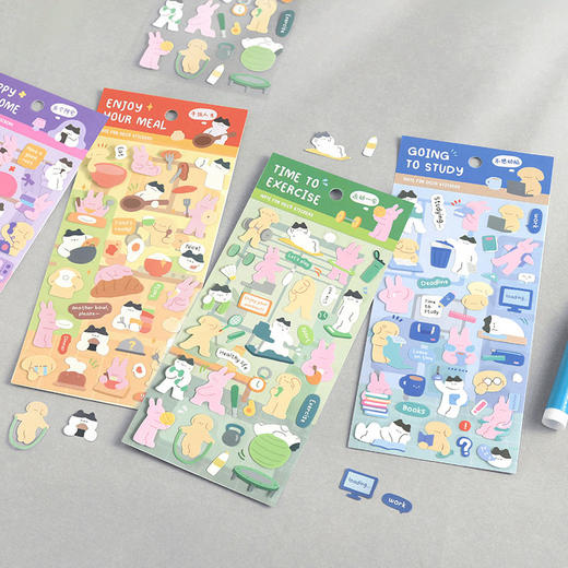 NOTE FOR和我一起吧系列合成纸贴纸 商品图3