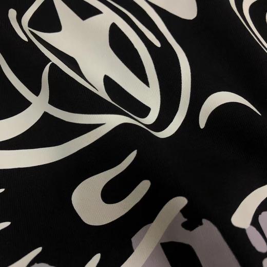 F033105夏季新款街头元素时尚百搭休闲达摩面孔与涂鸦印花T恤 商品图12