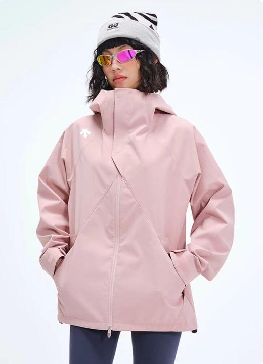 F033198春季新款防刮耐磨防风防水透气情侣款户外连帽冲锋衣外套 商品图5