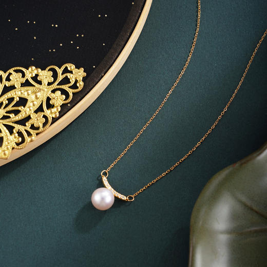 子佩集【月神静影】银S925珍珠惜王妃套链项链【YB4830】双色一字2602 商品图3