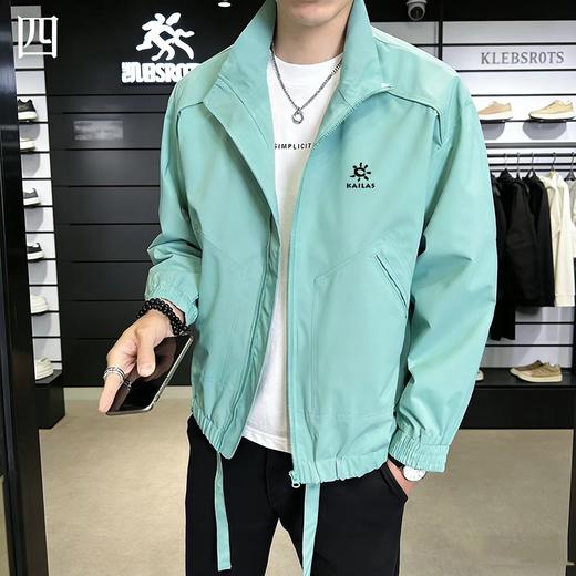 F033135春秋季新款登山户外防风防水厚实亲肤耐脏抗皱立领夹克外套 商品图7