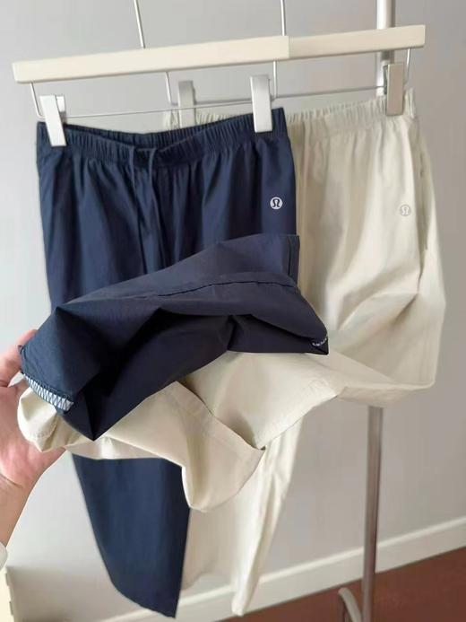 F033158夏季新款宽松透气百搭小个子九分休闲直筒裤子长裤 商品图4