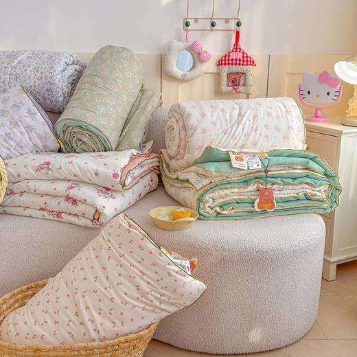 【小来】出口韩国双层皱皱纱春夏被 全棉可机洗水洗裸睡床品 春夏空调被 商品图2