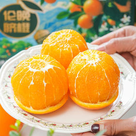 ZN湖北秭归伦晚脐橙4斤精品装（带手提）【分仓直发，72小时发货，周末节假日不发货】