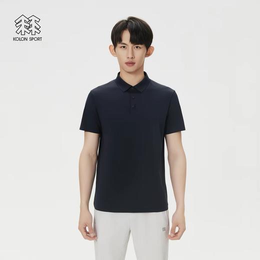点此购买 可隆夏季男女款SECO3.0空气面料短袖POLO衫 bk 343825 商品图1