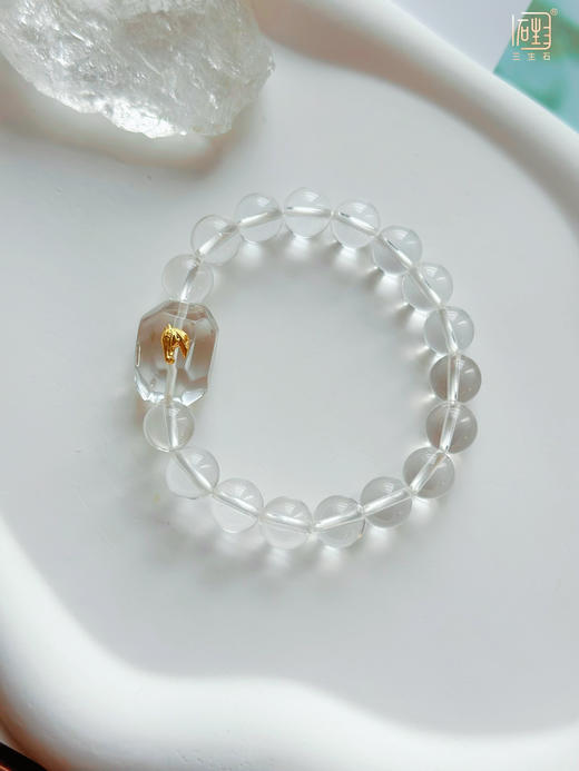 三生石.马语者 白水晶设计手链 商品图3