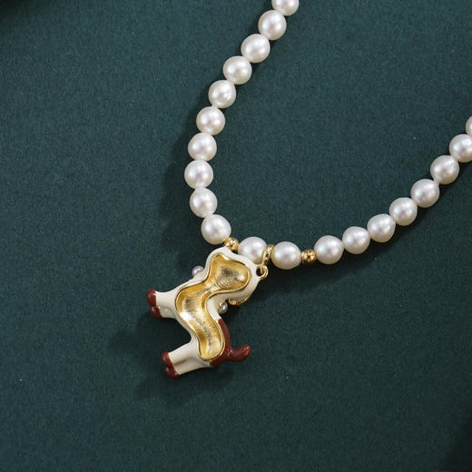 子佩集【家有萌犬】珍珠惜王妃项链【XXXL035】小狗2602 商品图2