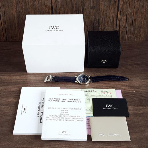 【95新】IWC 万国IW458312自动机械机芯日期显示36MM（女款）达文西系列精钢290126NJS10 商品图1