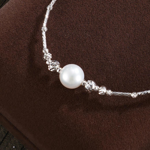 子佩集【静守时光】银S925珍珠惜王妃手链【CK7448】双色单珠2602 商品图3