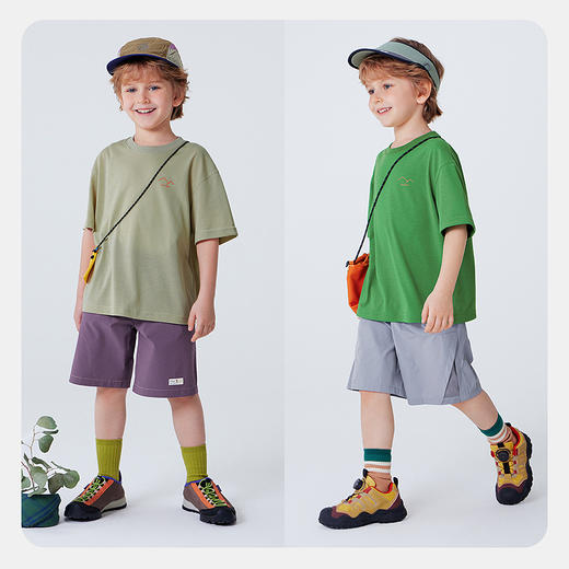 迷你巴拉巴拉儿童短袖T恤柔软透气吸湿速干男女童上衣山系2026夏 商品图3