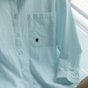 【3-5天发货】伊泺杉老钱风纯棉贝壳刺绣衬衫 商品缩略图8