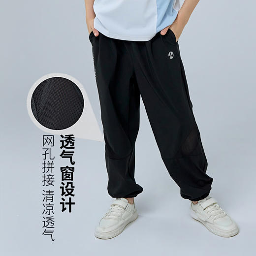 【MQD】童装男女大童夏新款儿童凉感透气网眼物理防蚊裤运动长裤 商品图2