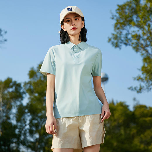 夏季新款翻领polo衫男女同款无痕免烫冰丝短袖速干上衣商务工作服 商品图0
