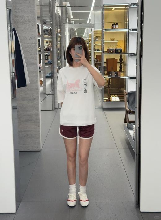CELIN*E 经典马车印花双层T恤 商品图7