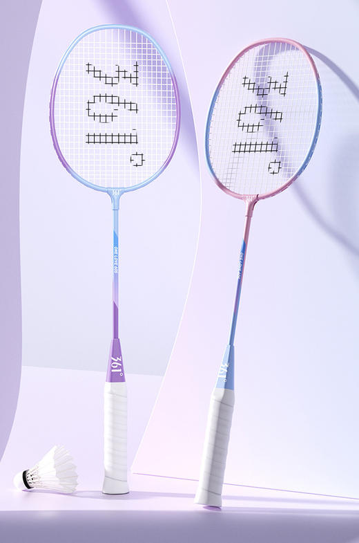 622435032-1M0000041000001 361° 高弹高颜值超轻耐打羽毛球拍学校情侣双拍男女学生版套装 商品图0