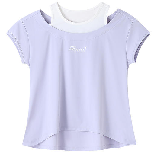 女童圆领短袖针织衫夏季新款安奈儿童装EG621686 商品图6