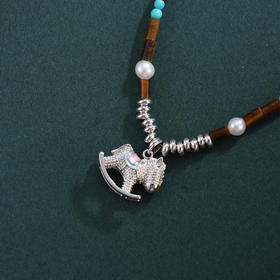 子佩集【童话木马】珍珠惜王妃项链【XXXL036】小马2602