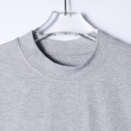 SDSA男装2026新款高贵轻奢韩系极简风纯色圆领短袖T恤宽松百搭潮 商品图1