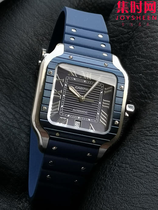 GF卡地亚山度士系列 山度士大号 间蓝方形男士腕表 绝对是绕不开的经典 表径39.8mm 商品图2