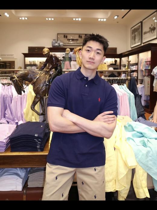 益达制衣厂越南厂订单，Ralph Lauren（拉夫劳伦） 经典款 Polo Ralph Lauren 系列短袖Polo衫 大马POLO   翻领马POLO 商品图10